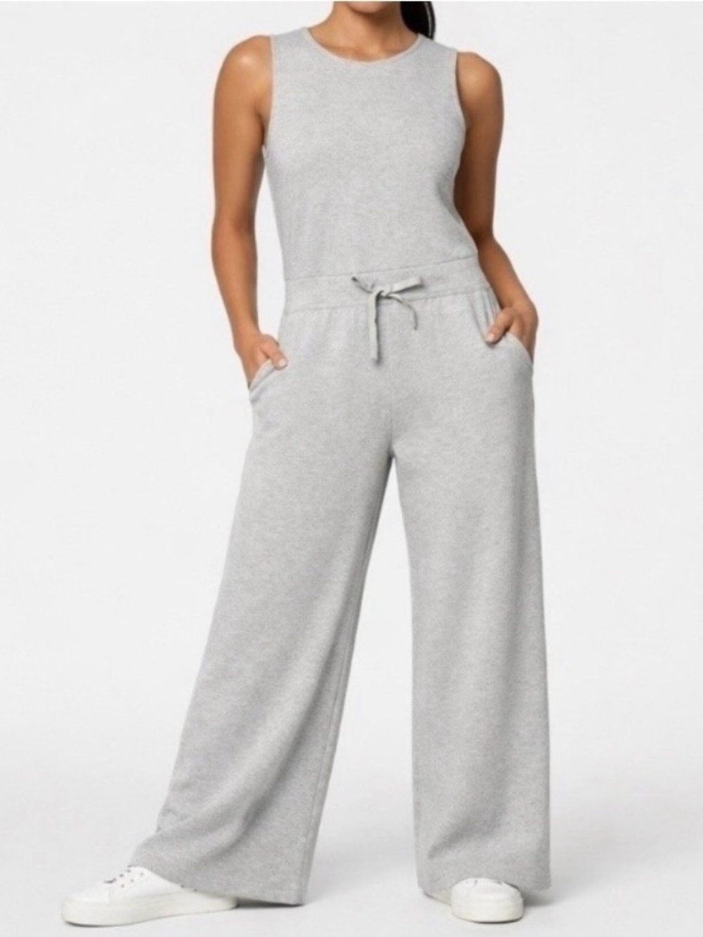 Spanx Wide Leg Sleeveless Romper
